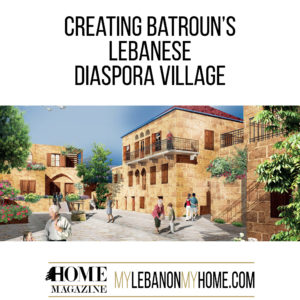 a village with the sky and some greenery scene with flowers and people around