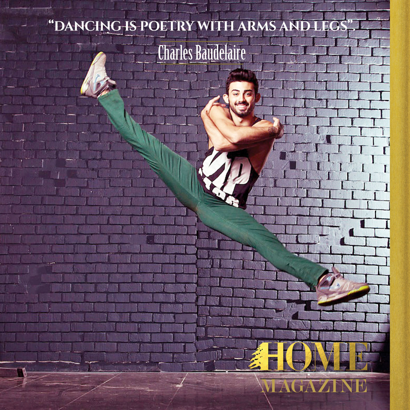 "Dancing is poetry with arms and legs"