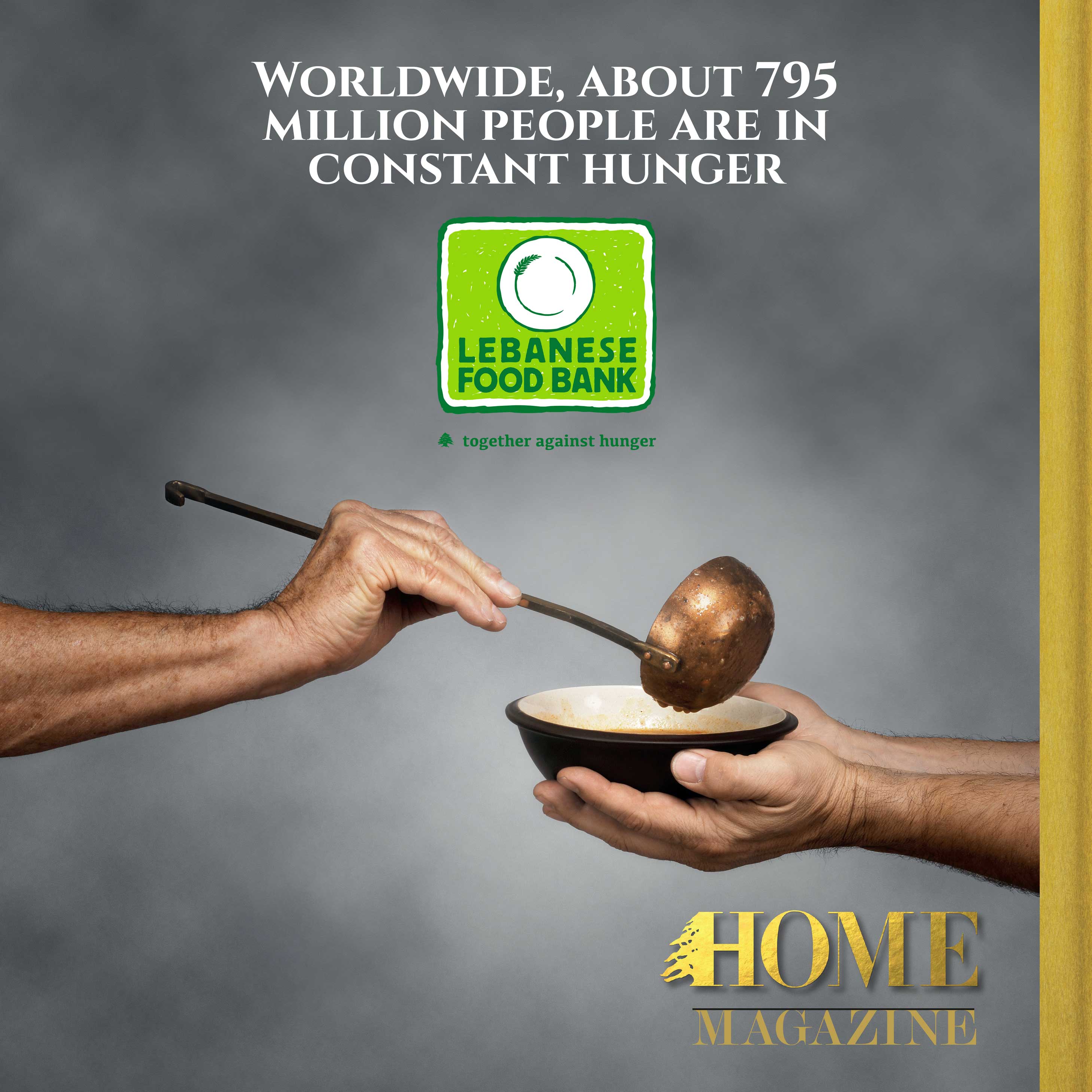 "Worldwide, about 795 million people are in constant hunger"