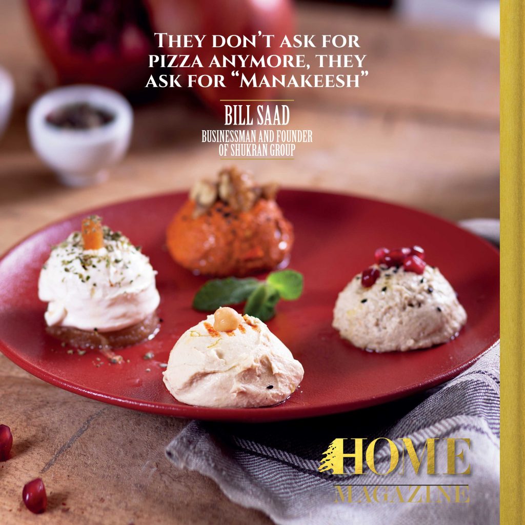 "They don't ask for pizza anymore, they ask for "Manakeesh" "