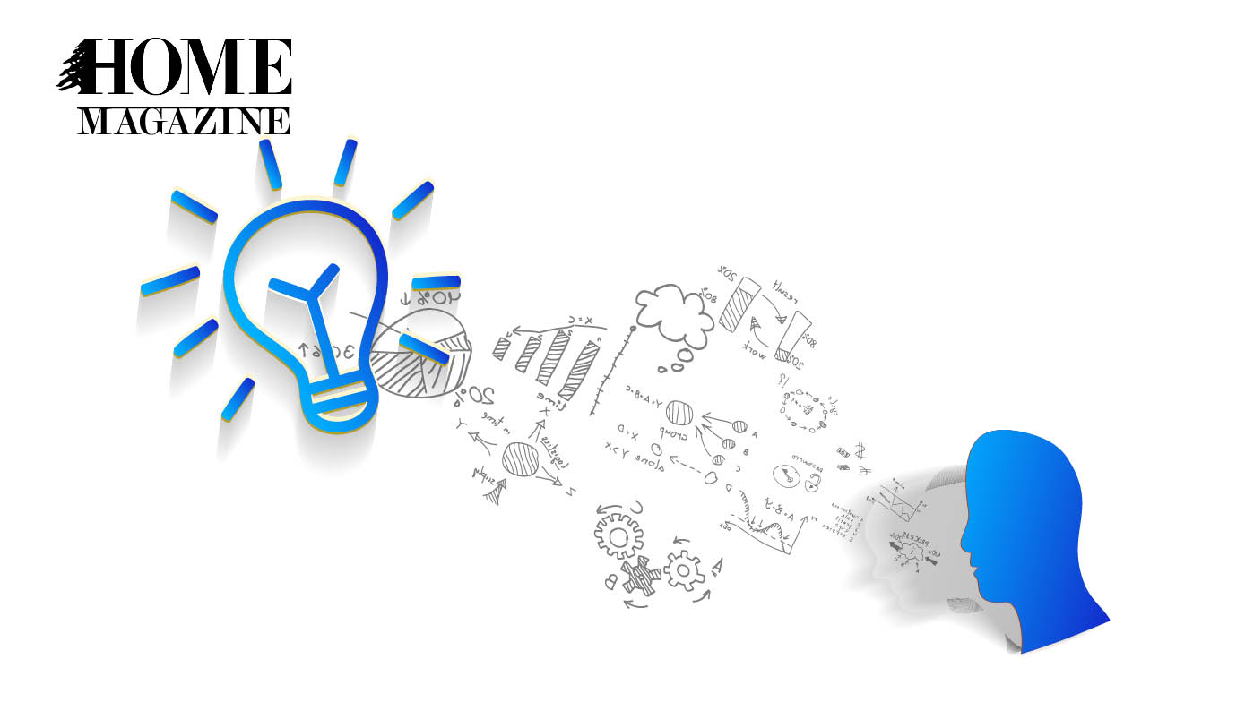 Face and lamp drawing