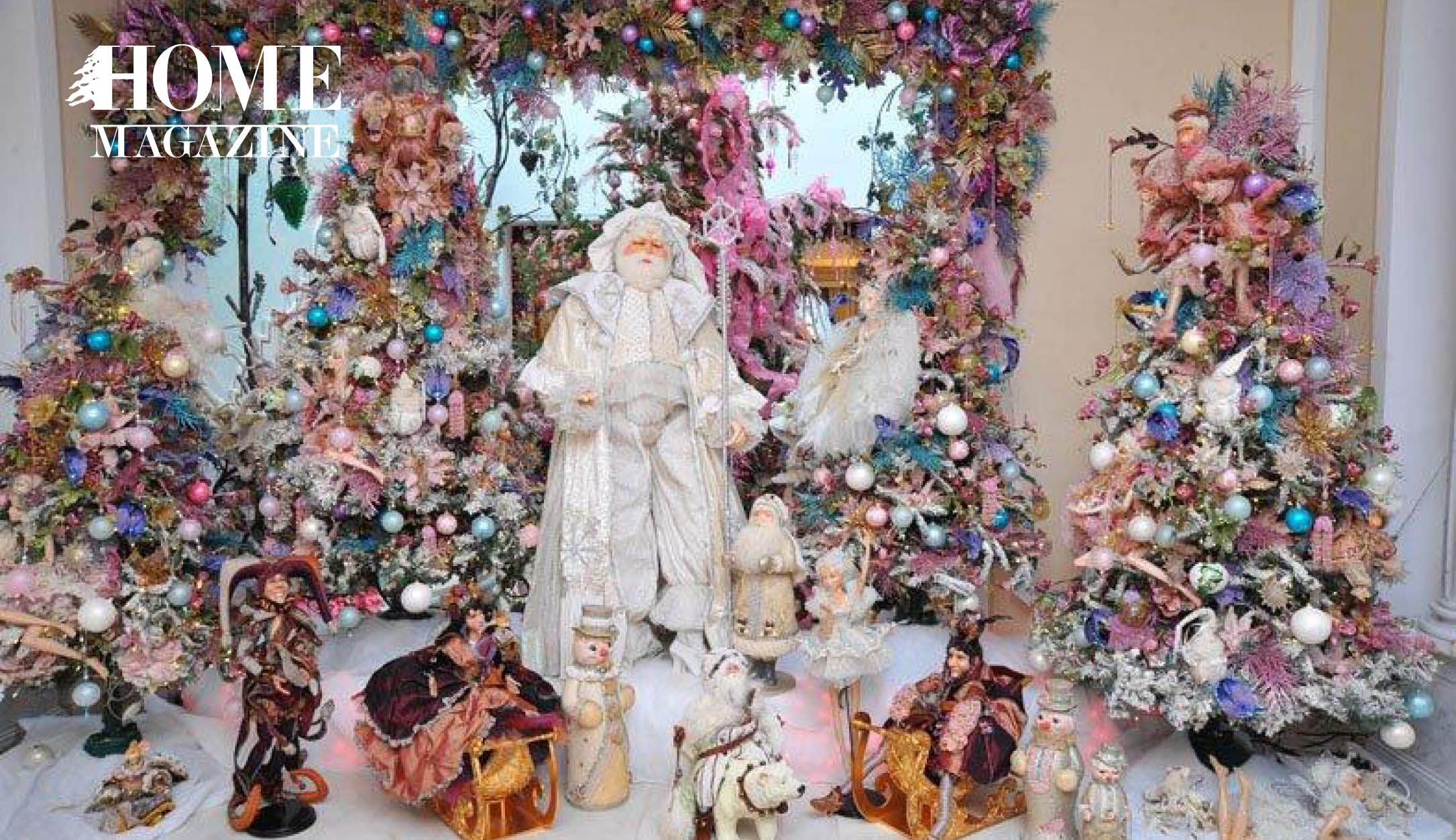 Christmas trees and Statues