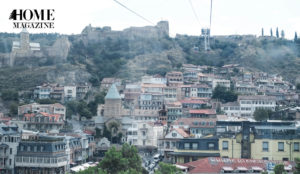 Landscape of buildings and trees