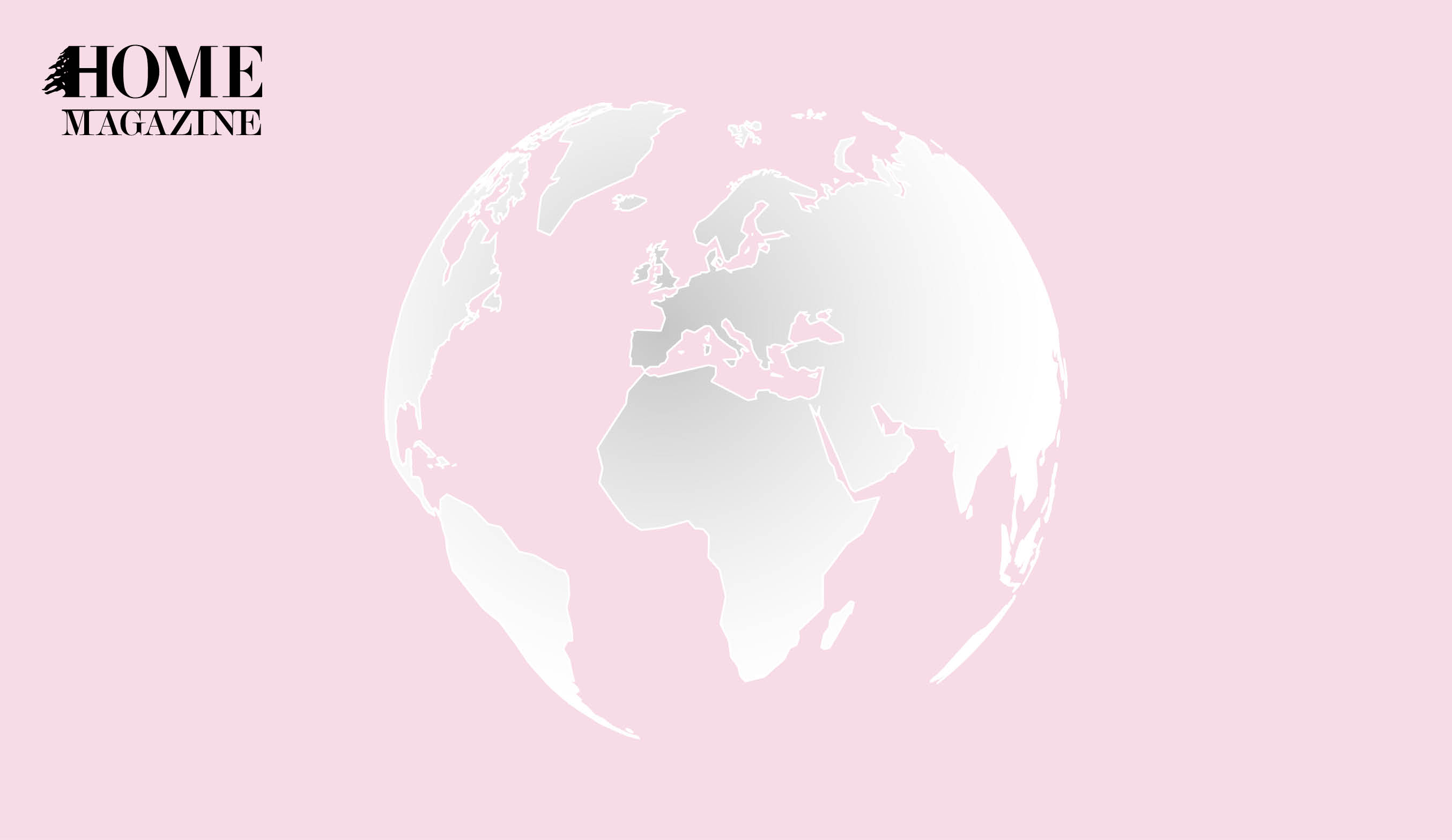 Earth drawing in pink