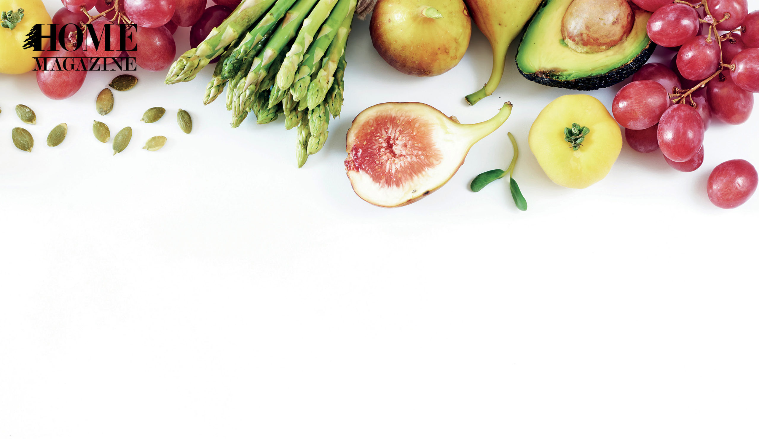 Fruits, vegetables and seeds
