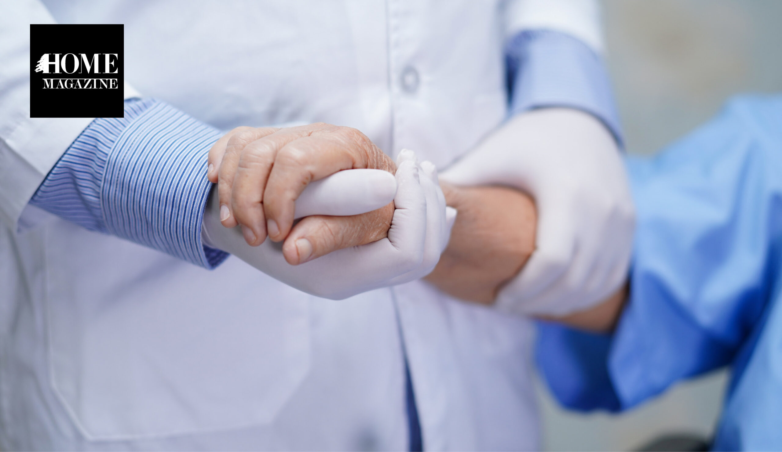 hand in hand a doctor and a patient 